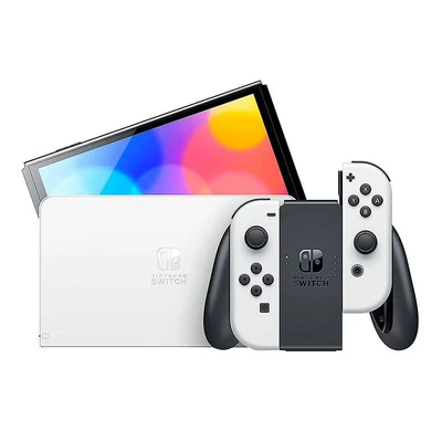 Imagen de Consola Nintendo Switch OLED, 7&quot;, Joy Con, 64 GB, Blanco