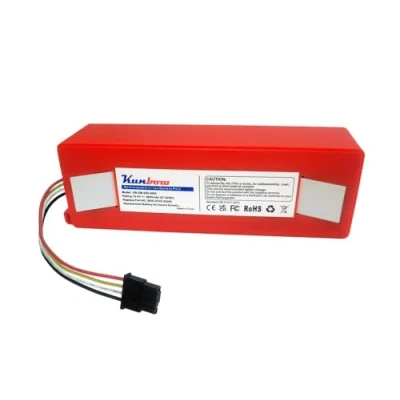 Imagen de Kunbow Batería de ion litio 6800 mAh para robot Xiaomi Mi, Mijia 1ª y 2ª generación, Roborock S4, S5, S6, S7, S50, S51, S55, S60, E201 (14,4 V/97,92 Wh)