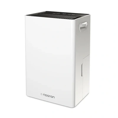 Imagen de Noaton Deshumidificador Silencioso, 24L/Día, Depósito extraíble 5,5L, Apagado automático, hasta 45 m2, Temporizador 24h, Drenaje Continuo, Sensor de Humedad, Pantalla, Ajuste Filtro Lavable