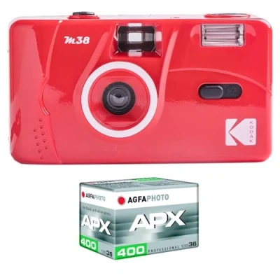 Imagen de KODAK Cámara Recargable M38 35 mm, Color Azul