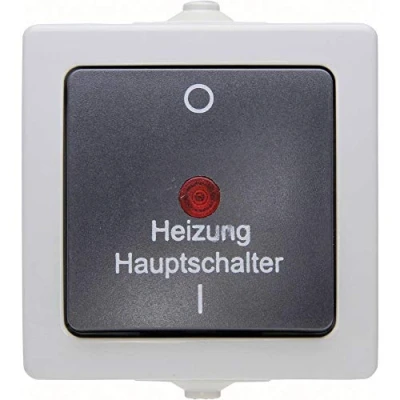 Imagen de Kopp 565356002 Interruptor estanco, color: gris