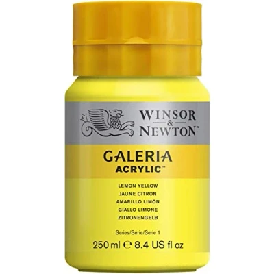 Imagen de Winsor &amp; Newton Acrílico Galería Pintura acrílica 250 ml, Amarillo limón