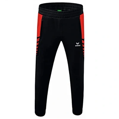 Imagen de ERIMA Hombre Six Wings Worker Pantalón, Negro/Rojo, L