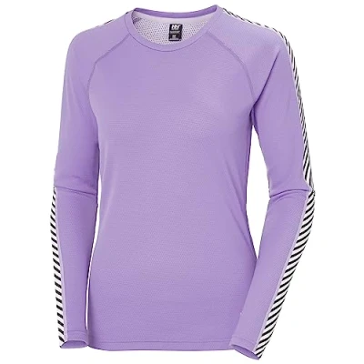 Imagen de Helly Hansen Womens W Lifa Active Stripe Crew, Ultra Azul, S