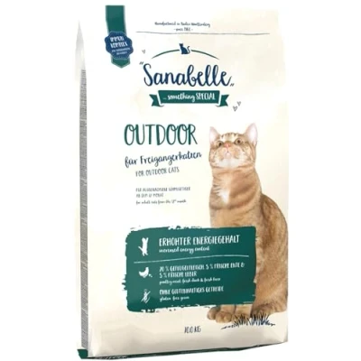 Imagen de Sanabelle Outdoor alimento seco para gatos adultos (a partir de 12 meses) especialmente indicado exterior con mayor ejercicio 1 x 10 kg