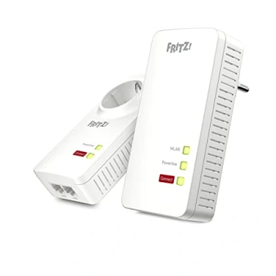 Imagen de AVM Fritz!Powerline 1260E WLAN Set Versión Alemana, PLC, 1 Puerto Gigabit, Interfaz en Alemán