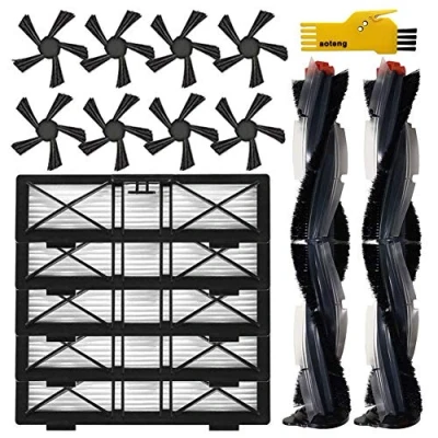 Imagen de aotengou Accesorios de Recambio para Neato Botvac D Series D75 D80 D85 y Connected D3 D4 D5 D6 D7, Que Incluyen Cepillo Principal, Lateral Filtro Ultra Rendimiento