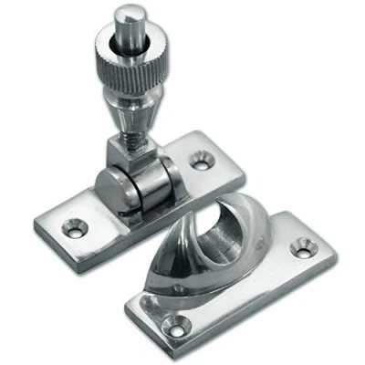 Imagen de Brighton Cierre de marco sólido 55 mm para ventana corredera + tornillos (2, cromo pulido)