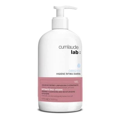 Imagen de Cumlaude Lab Higiene Íntima Diaria Gel Limpiador con Propiedades Hidratantes y Protectoras para la Zona Íntima, Ácido Hialurónico Láctico, pH 500 ml
