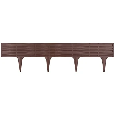 Imagen de Frontera de cesped Prosperplast &quot;Ibwi&quot; para jardin plastico 390 x 18,65 cm en color marron