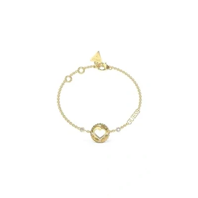 Imagen de Guess Rolling Hearts Pulsera Yellow goldcoloured, Mujer, Talla: Small, gold coloured