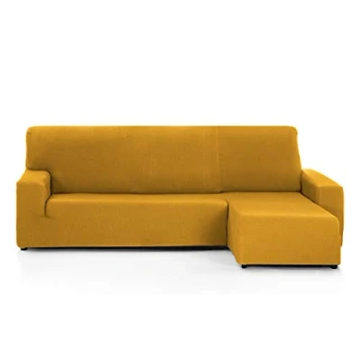 Imagen de Martina Home Tunez Funda chaise longue Brazo corto derecho Mostaza (visto de frente)