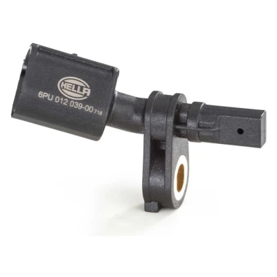 Imagen de HELLA 6PU 012 039 001 Sensor de ABS Eje delantero, derecha sin cable 2 12 SEAT: Ibiza 3, 4 Sportcoupe, Leon III SC, VOLKSWAGEN: Golf 7