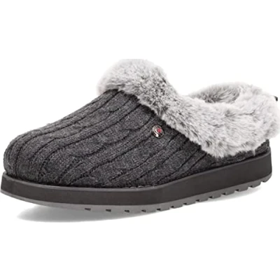 Imagen de Skechers Keepsakes Ice, Pantuflas Mujer, Charcoal, 39 EU