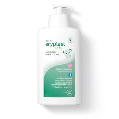 Imagen de Eryplast Loción Corporal 500 ml Body lotion hidratante para Bebé Dermatológicamente testado y aprobado por Pediatras