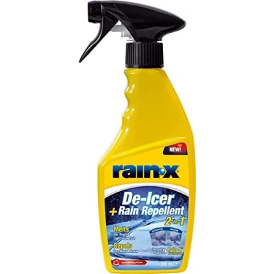 Imagen de Rain X Spray Descongelante para Parabrisas en 30 Segundos, 2en1 Antihielo Coche y Antilluvia 500 ml
