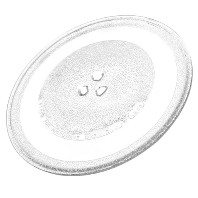Imagen de Paxanpax PSA003 Plato giratorio de cristal para microondas con 3 fijadores, 255 mm