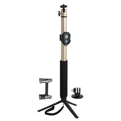 Imagen de Fotima Monopie Selfie Ft ms1 Dorado Con Bluetooh + Minitripode