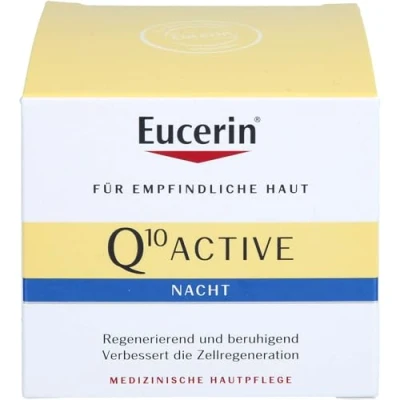 Imagen de Eucerin Q10 Active Anti Falten Nachtpflege Creme, 50 ml Crema