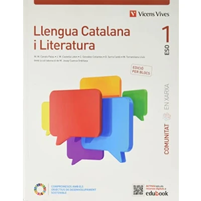 Imagen de LLENGUA CATALANA I LITERATURA 1 BL (COMUNITAT EX) 9788468271866 (COMUNIDAD EN RED)