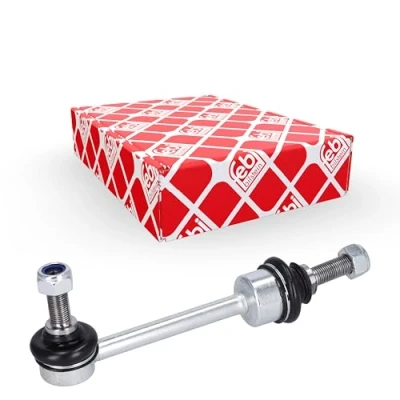 Imagen de febi BILSTEIN 28467 Bieleta de suspensión Eje trasero izquierda, trasero, derecha 157,8 M12 x 1,25 Plus con tuerca autofijadora Acero negro