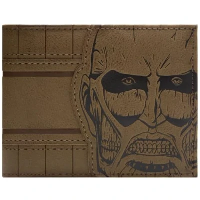 Imagen de Cartera de Attack on Titan Dios colosal la destrucción Marrón