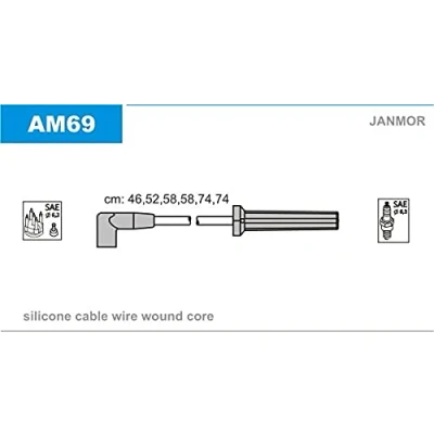 Imagen de JANMOR AM69 Juego de Cables Encendido CHRYSLER: VOYAGER 2