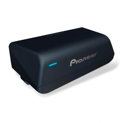 Imagen de Pioneer TS WX010A Subwoofer activo ultracompacto con amplificador de clase D BASS SOUND CREATOR , graves impactantes y calidad. Fácil instalar en el espacio para los pies (160W)