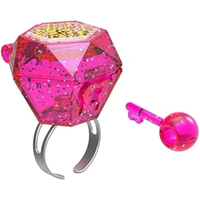 Imagen de Funlockets S18250 Anillo misterioso con abalorios y lentejuelas, multicolor , color/modelo surtido