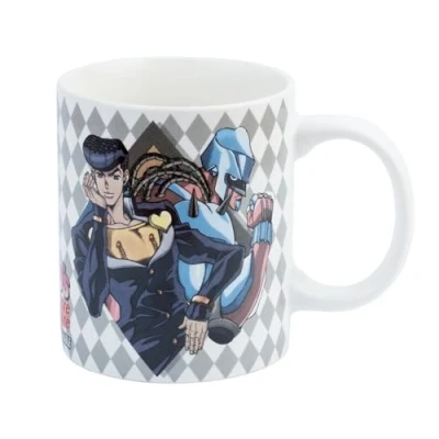 Imagen de Grupo Erik Taza Jojos Bizarre Adventure Diamond is Unbreakable desayuno cerámica 350ml te café Regalos originales, Tazas de