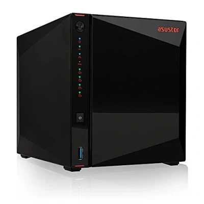 Imagen de Asustor AS5304T Nimbustor 4 Bahías NAS Dispositivo de Almacenamiento en Red, CPU Quad Core 1.5 GHz, 4GB RAM DDR4 (Sin Disco)