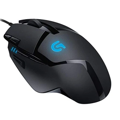 Imagen de Logitech G402 Hyperion Fury Ratón USB Gaming con Cable, Seguimento Óptico 4,000 DPI, Peso Reducido, 8 Botones Programables, PC/Mac Negro