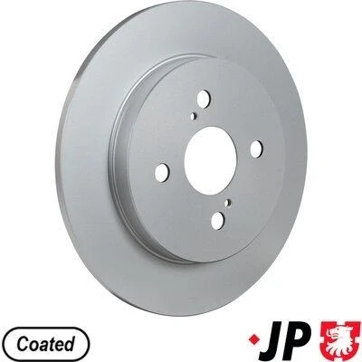 Imagen de JP GROUP 4863201100 Disco de freno Eje trasero 258 9 4 macizo revestido TOYOTA: Yaris II Hatchback