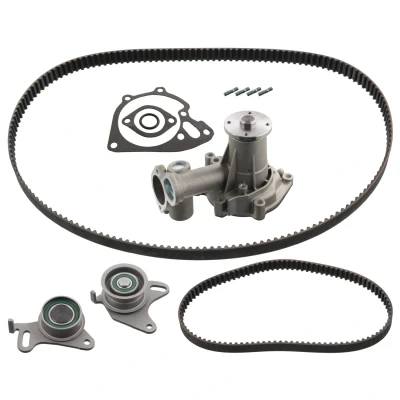 Imagen de FEBI BILSTEIN 173186 bomba de agua + Kit Distribucion con 19mm perfil redondeado dientes Metal HYUNDAI: H 1 Furgón