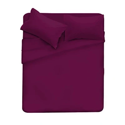 Imagen de Juego MAX Color Ropa de Cama, Ciruela Pasa, Doble