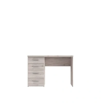 Imagen de FORTE Net 106 Escritorio con 3 cajones, derivado de madera, blanco mate, ancho x alto profundidad: 108 72,5 50 cm