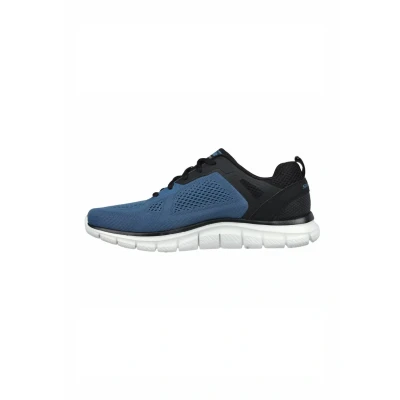 Imagen de Skechers Track Broader, Zapatillas de Deporte Hombre, Blue Mesh Pu Black Trim, 43 EU