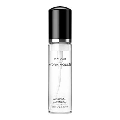 Imagen de TAN LUXE HYDRA mousse autobronceador, cuidado de la piel autobronceador oscuro (200ml), libre crueldad animal y vegano