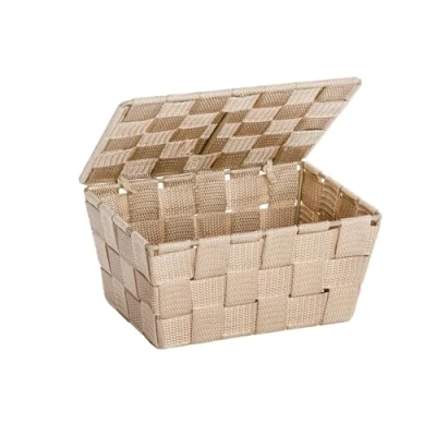 Imagen de Wenko Cesta para el baño Adria con Tapa Beige