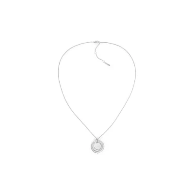 Imagen de Calvin Klein Collar con Colgante para Mujer Colección CK SPIRAL en Acero Inoxidable un Charm 35000760