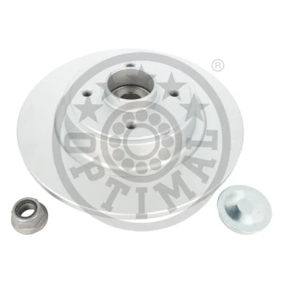 Imagen de OPTIMAL 702603BS1 Disco de freno 274 11 4/4 100 macizo revestido con cojinete rueda incorporado, sensor ABS incorporado RENAULT: Scénic 1