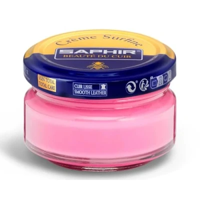 Imagen de SAPHIR Crème Surfine 50 ml Pommadier Crema para Nutrir y Suavizar los Cueros Lisos (Rosa Pompadour 72)