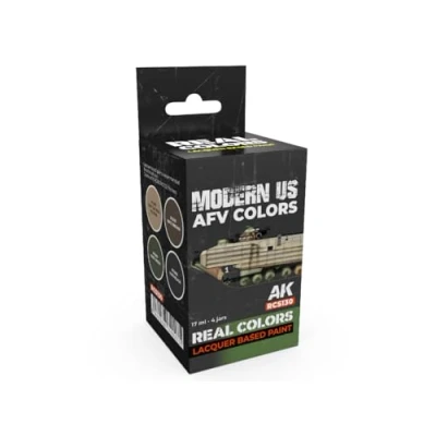 Imagen de AK REAL Colors SET RCS130 US Army Modern AFV (4x17ml)