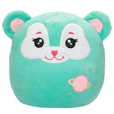 Imagen de Depesche 13042 Ylvi Swoppies Osito Color Turquesa, con Efecto Luminoso, pequeño Planeta y Orejas Redondas, Peluche de 20 cm Altura Aprox, Multicolor, One Size