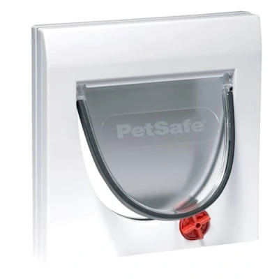 Imagen de Petsafe Staywell Classic , Gatera con 4 Posiciones de Cierre, Cierre Magnético, Puerta Para Gatos Bloqueo Manual, Resistente, Fácil Instalar