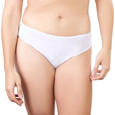 Imagen de Bragas Desechables Súper Suave y Ligera de Algodón para Mujer (Lote 5) Ropa Interior un Solo Uso Maternidad Hospitales Viajes SPA Masajes