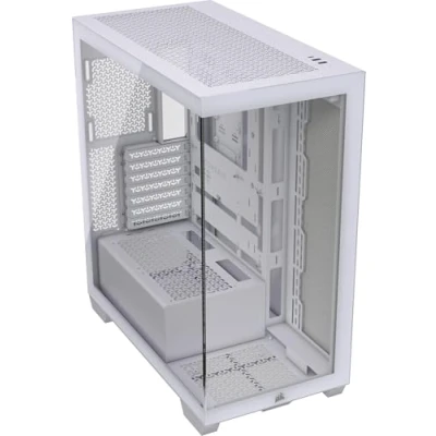Imagen de CORSAIR 3500X Media Torre ATX Caja de PC Cristal Templado Panorámico Conexión Inversa Compatible con Placa Base Sin Ventiladores Incluidos Blanco