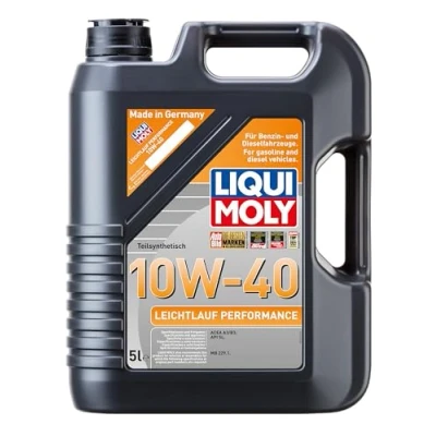Imagen de LIQUI MOLY Leichtlauf Performance 10W 40 5 L Tecnología de síntesis Aceite motor 2536