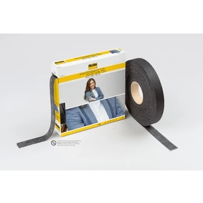 Imagen de Vlieseline GP Cinta para Bordes (2 cm x 100 m, 70% PA, 30% PES, Grafito, 2 cm)