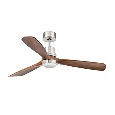 Imagen de FARO BARCELONA 33518DC LANTAU LED Ventilador de techo níquel mate con motor DC